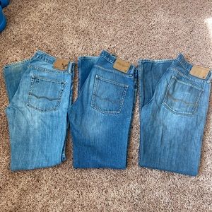 Men’s 32x34 AE jeans light - dark